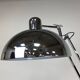 Chrome floor lamp in industrial style
