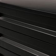 Osvaldo Borsani for Tecno ‘T96’ executive corner desk in black lacquered wood