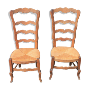 Paire de chaises de nourrice
