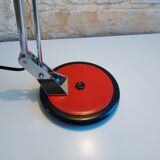 Red vintage Aluminor lamp
