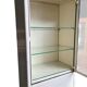 Vintage white industrial apothecary cabinet / display case