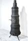 Workshop cast iron stove, late 19th century, raw wabi-sabi design.