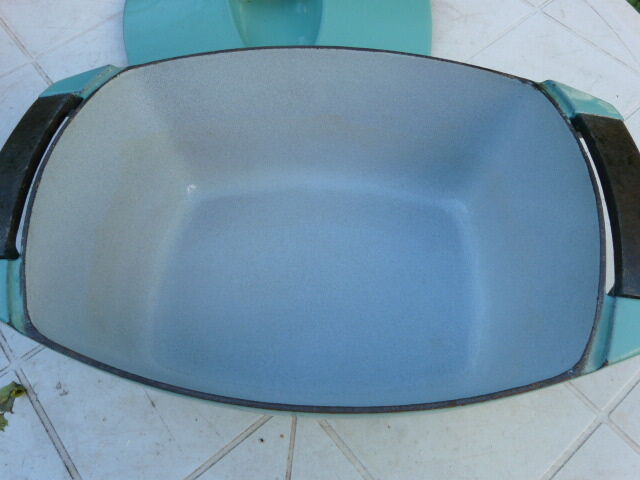 Green Cocotte Le Creuset by Raymond Loewy 60s
