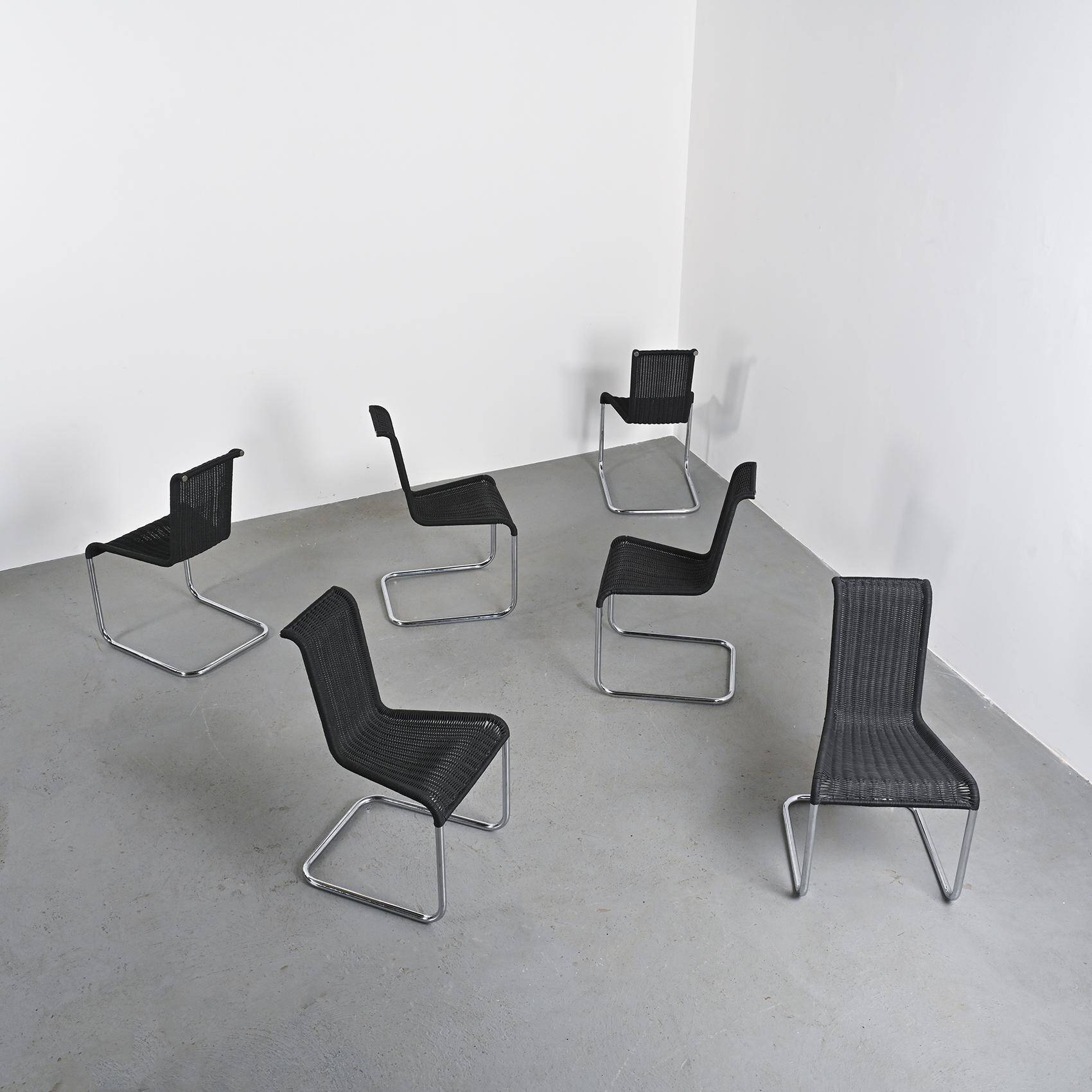Suite de six chaises B20, Tecta, Allemagne, circa 1980