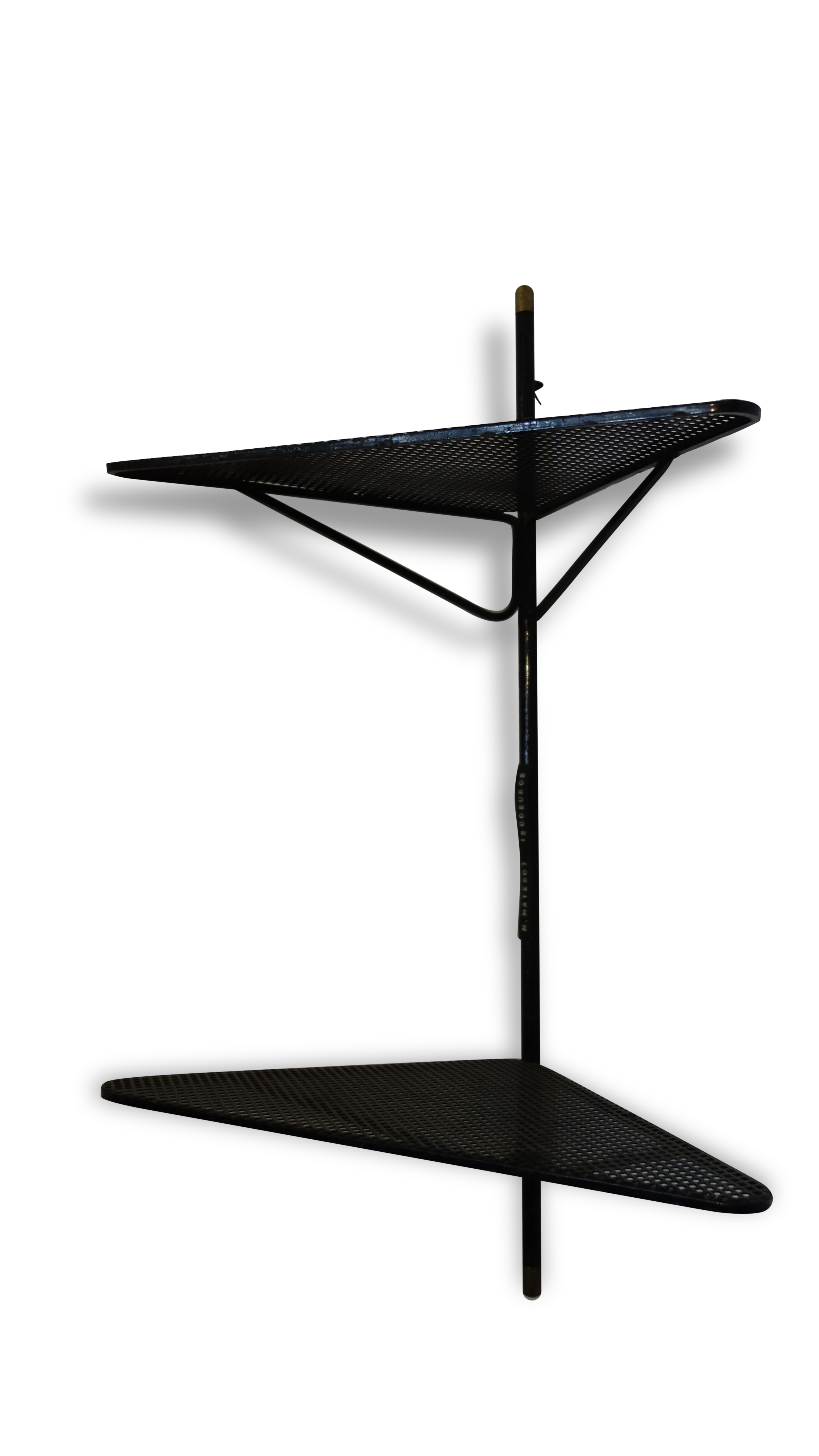 Mathieu Matégot 1950 corner shelf