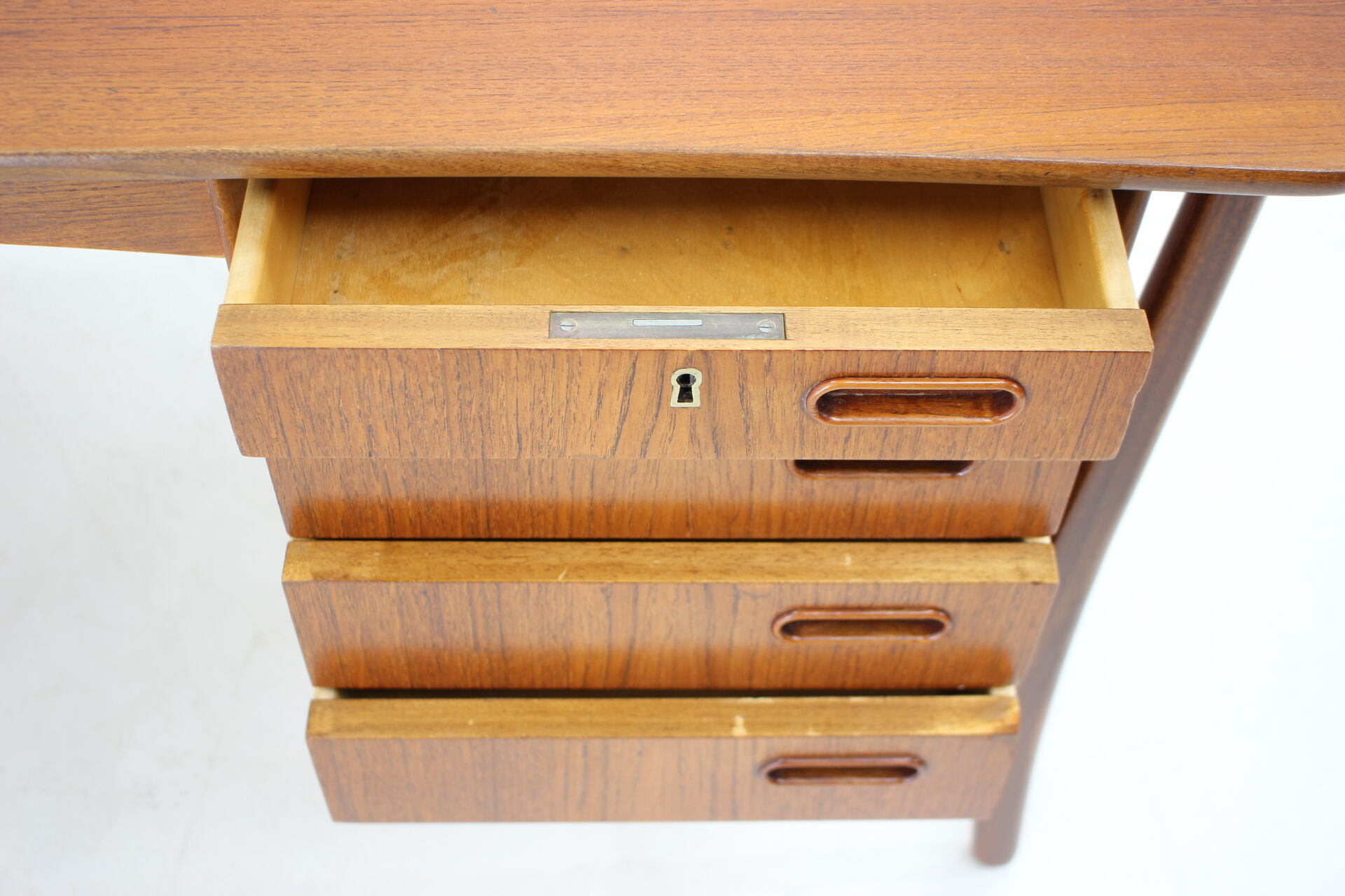 1960s Svend Åge Madsen Teak Writing Desk for H.P. Hansen, Denmark-