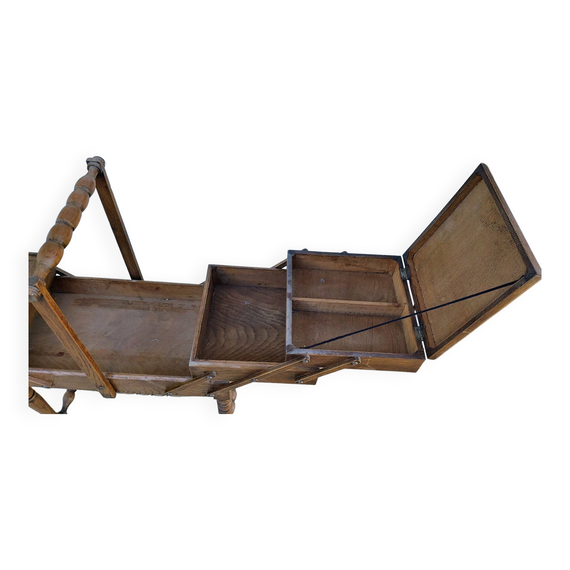 Vintage sewing worker