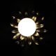 Golden Sun Flower Wall Ceiling Light