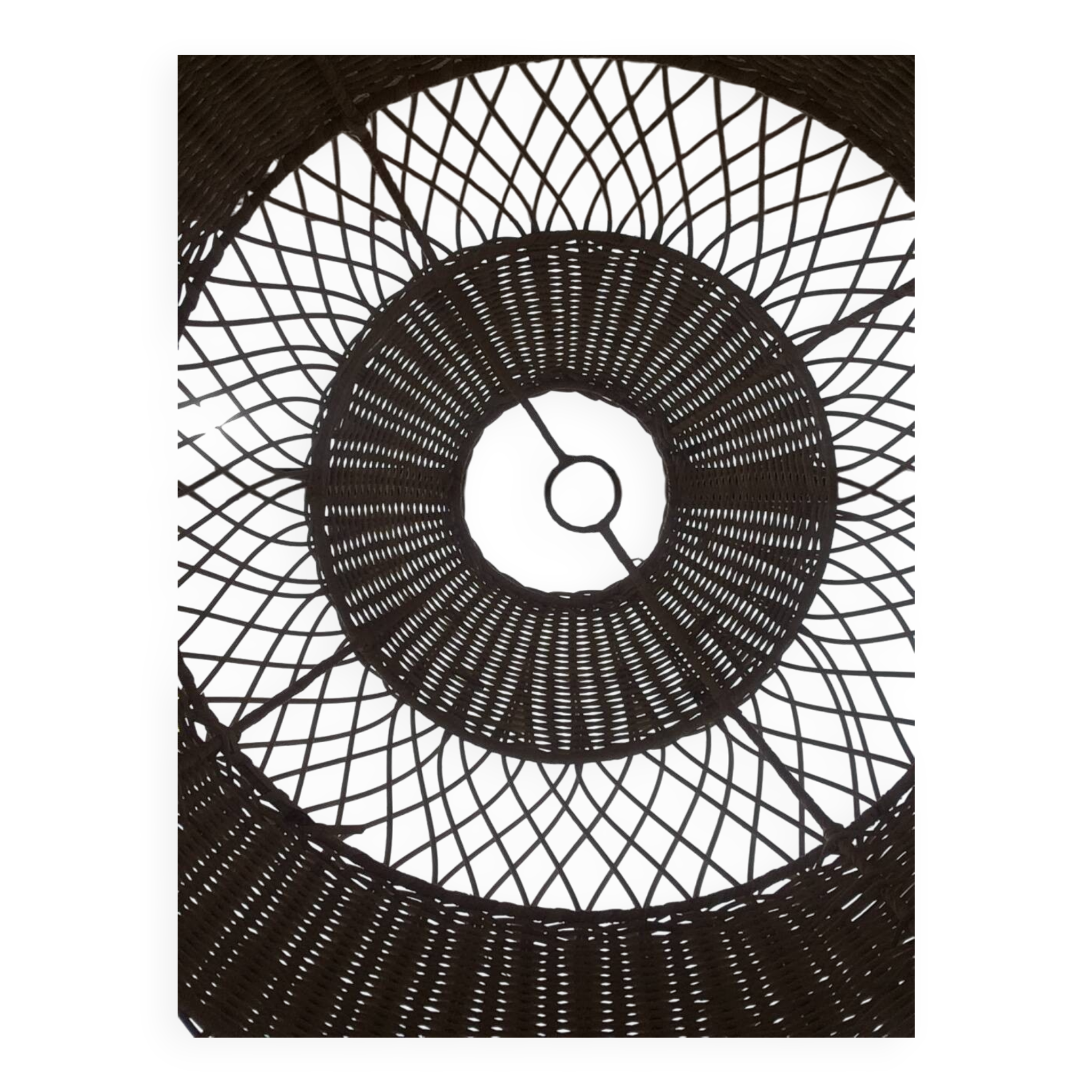 Suspension en rotin XXL Luminaire en rotin naturel