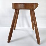 Vintage brutalist stool 1950