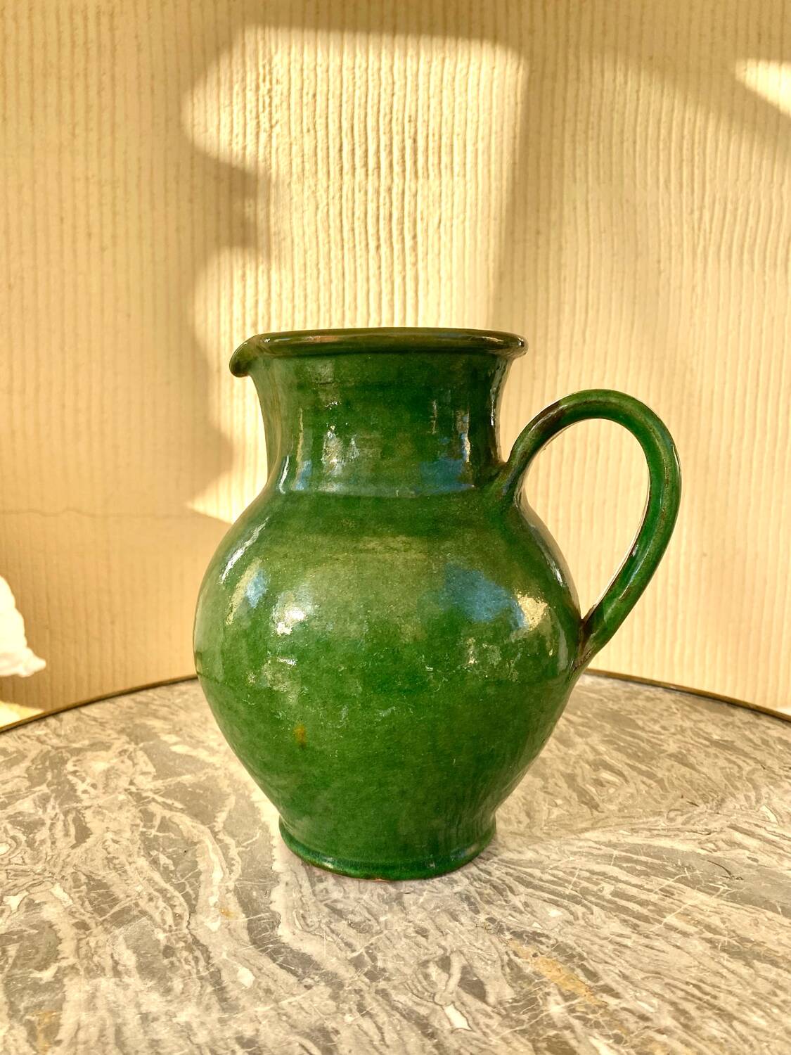 EDM Soreze glazed terracotta carafe