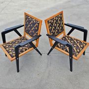 Pair of armchairs from the mid-20th century, Yugoslavia, 1950s.