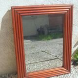 Miroir, cadre en bois vintage