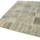 Tapis vintage 173 cm x 244 cm gris patchwork