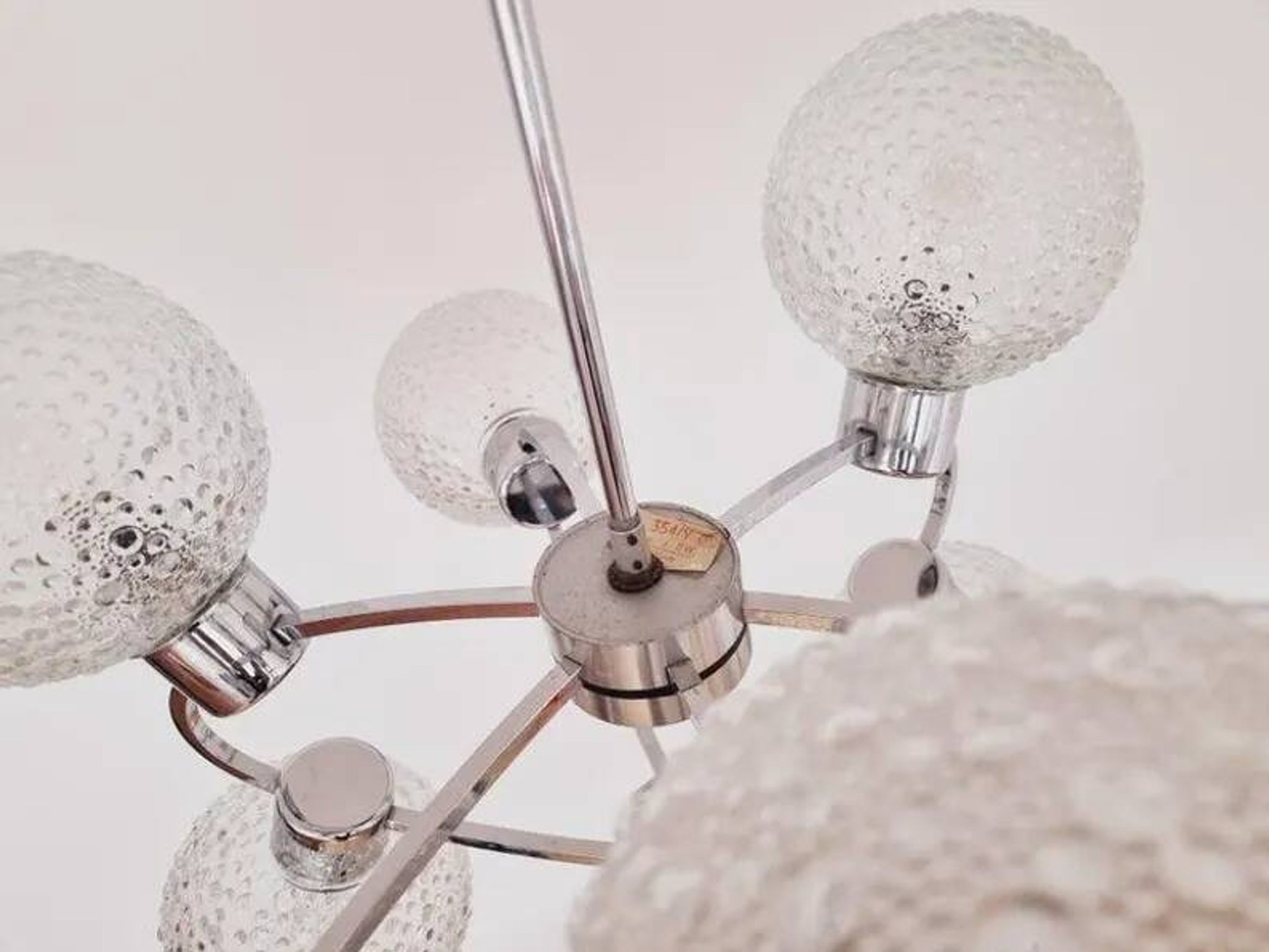 Large Midcentury Galaxy Sputnik Chandelier, Germany, 1970s