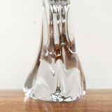 French glass table lamp from the mid-century by Daum, 1960s.