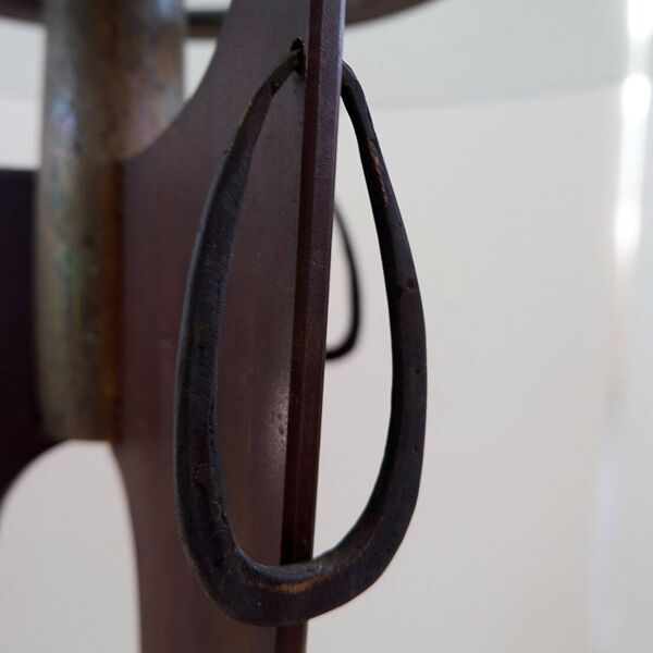 Vincent wegnez sculptural bronze and glass console table - belgium 20th