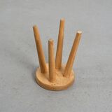 Tabouret en pin par René Martin, France, vers 1965