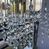 Vintage Italian Cascade 3-Light Chandelier with Tassels
