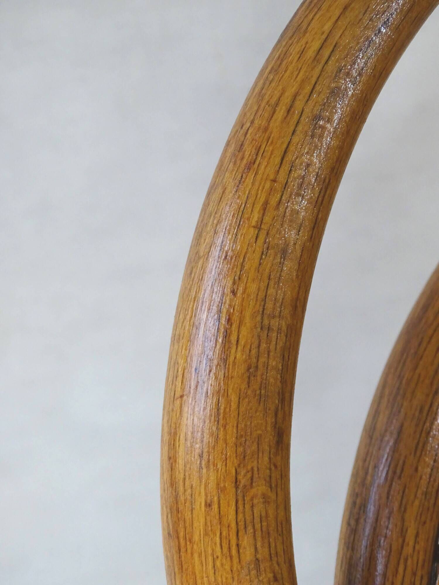 Set of 4 cannes chairs Thonet No.15 around 1895 finish "medium oak"