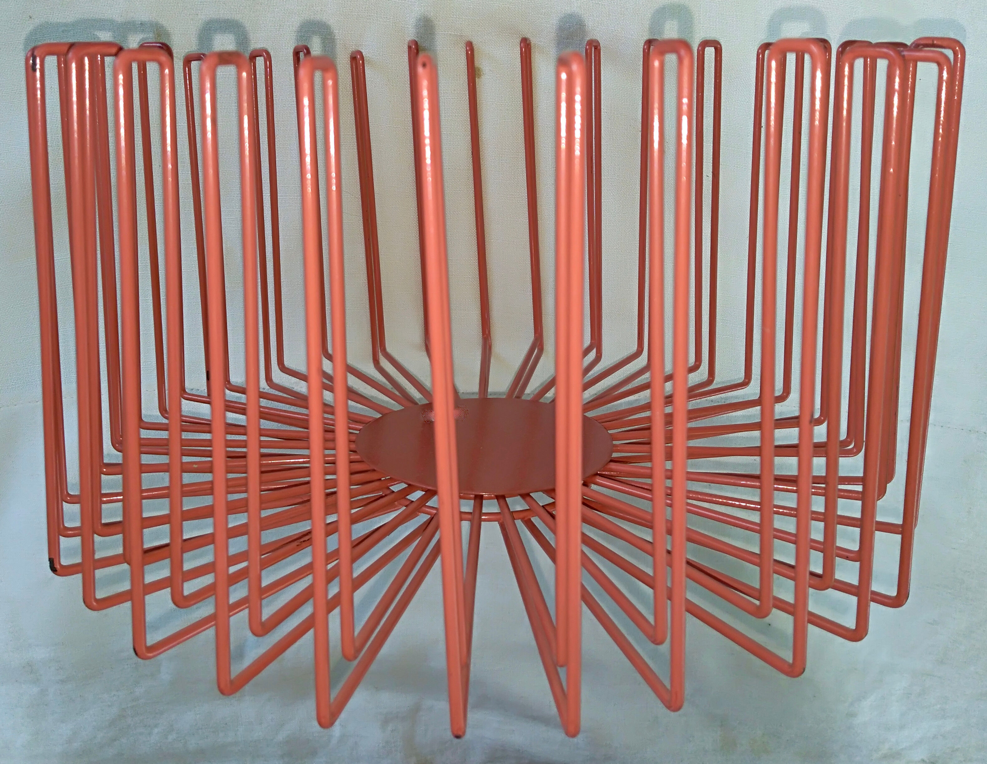 Fruit basket lacquered steel wire