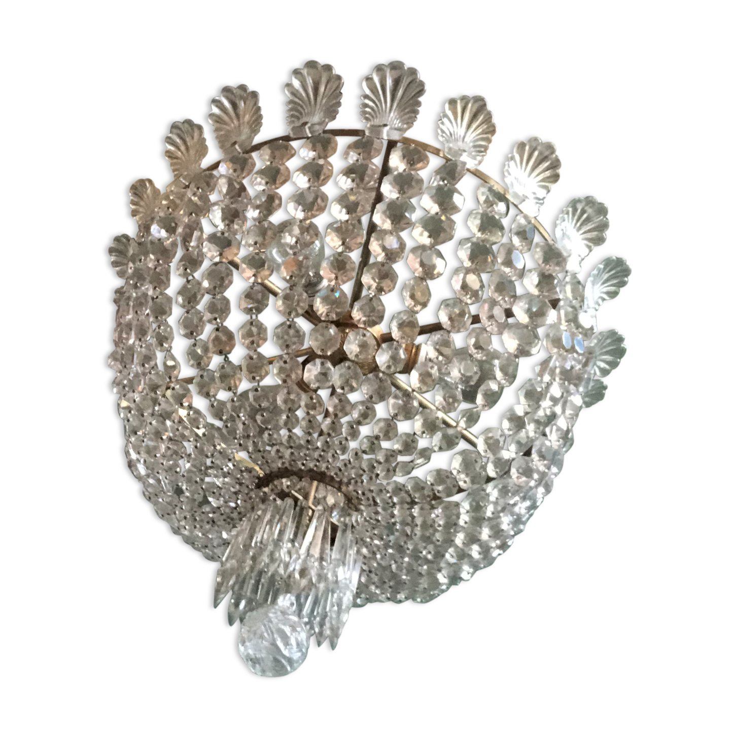 Former grand lustre dome stamped plaster