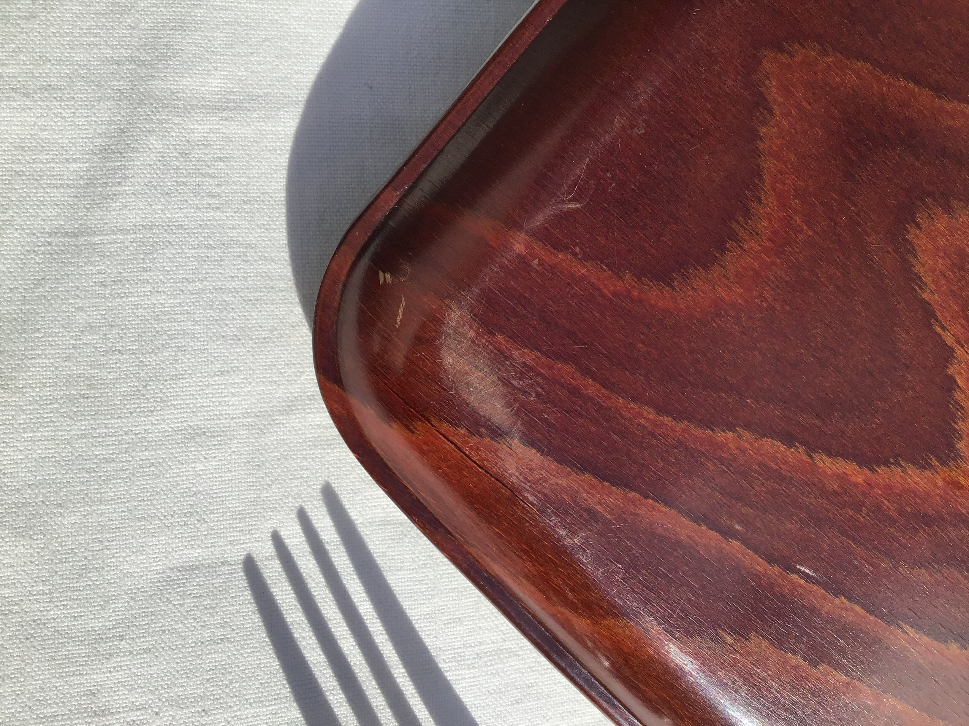 Scandinavian Gerling moulded wood tray