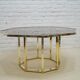 Brass  Italian coffee table by Romeo Rega, 1970s