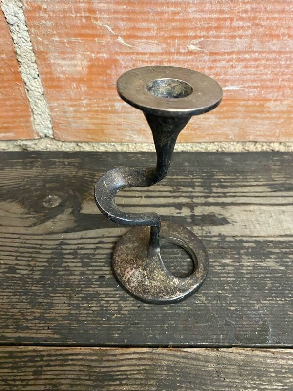 Bougeoir ancien brutaliste amadeus design by kurt jesch to fratelli to