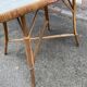 Table vintage bambou & rotin 1950