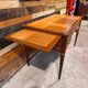 Louis XVI style desk - Walnut & Leather - 1970s