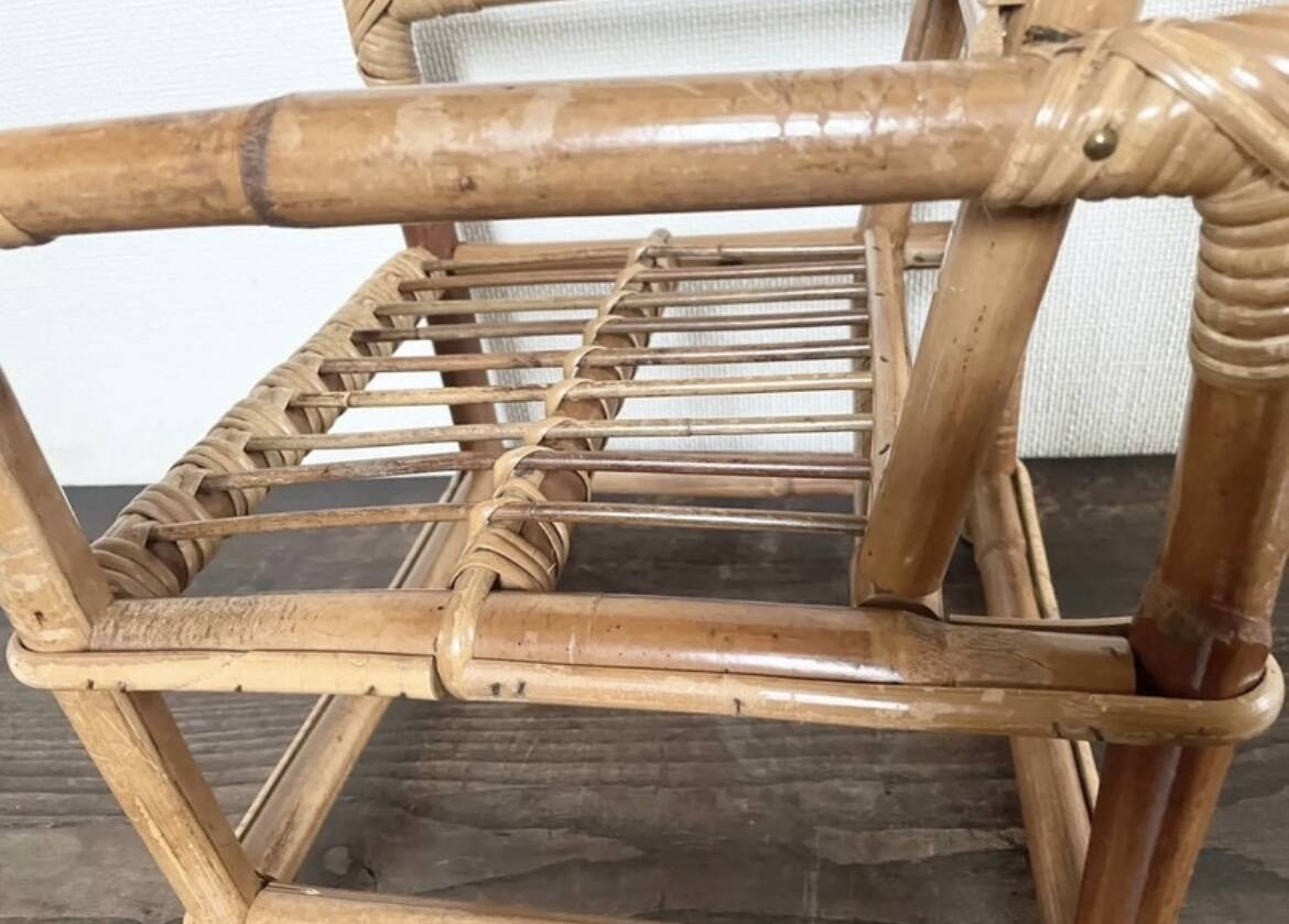 Child's rattan armchair