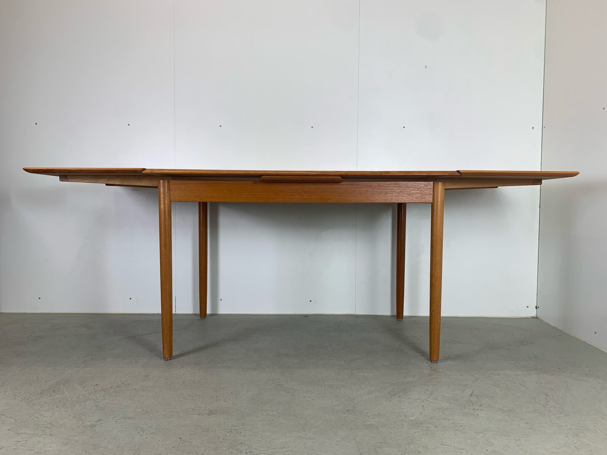 Teak dining table by Kai Kristiansen for FM Mobler, 1960s