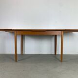 Teak dining table by Kai Kristiansen for FM Mobler, 1960s