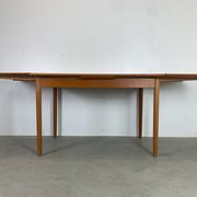 Teak dining table by Kai Kristiansen for FM Mobler, 1960s