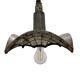 Nr. 1 Vintage industrial mirrored pendant light by Esla