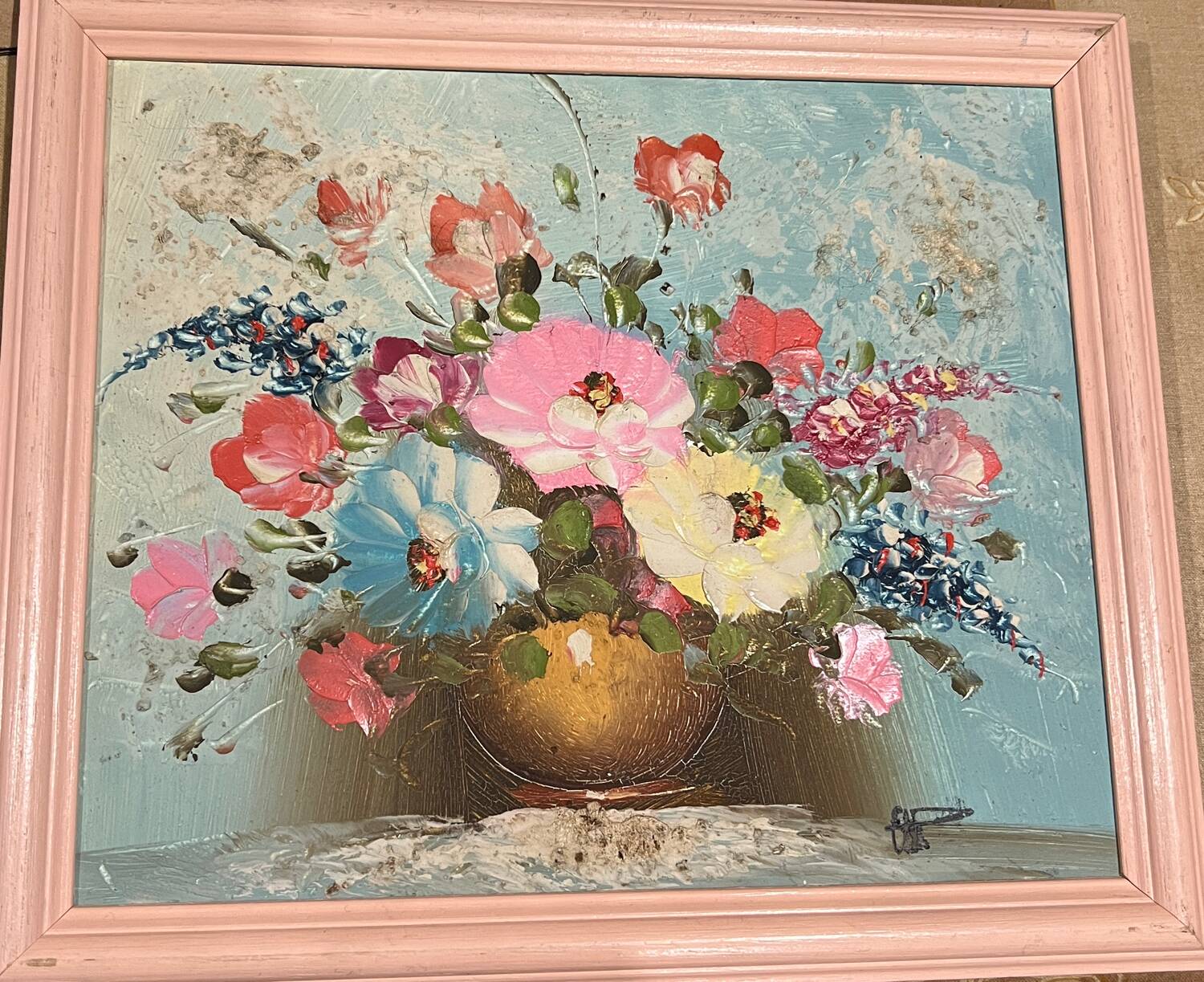 Oil painting “The bouquet of flowers”