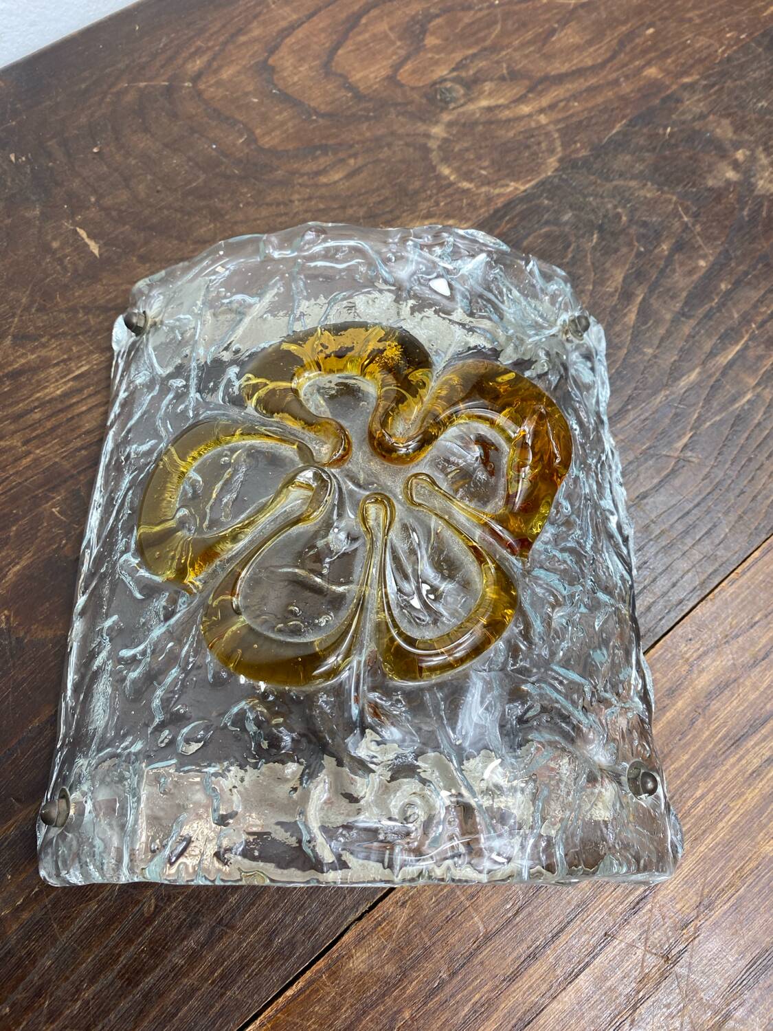 Murano glass wall sconce