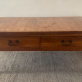 Table basse de ferme en chêne