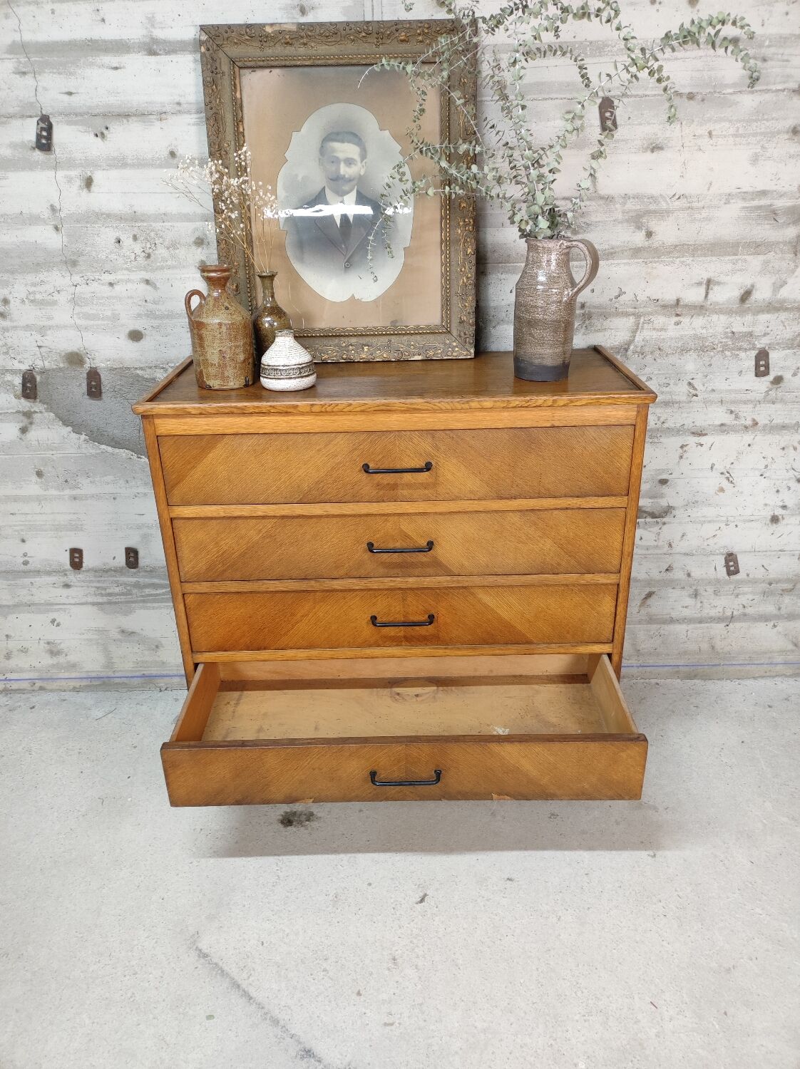 Commode vintage en bois
