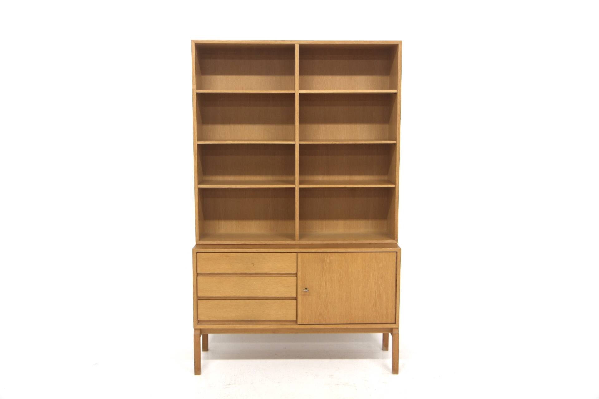 Scandinavian oak bookcase "MTP", Marian Grabinski, Möbel-Ikea, Sweden, 1960