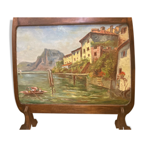 Huile sur toile formant