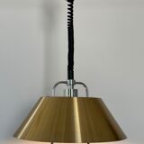 Chandelier pendant lamp rises and falls, design Jo Hammerborg for Fog and Mørup, Denmark circa 1960