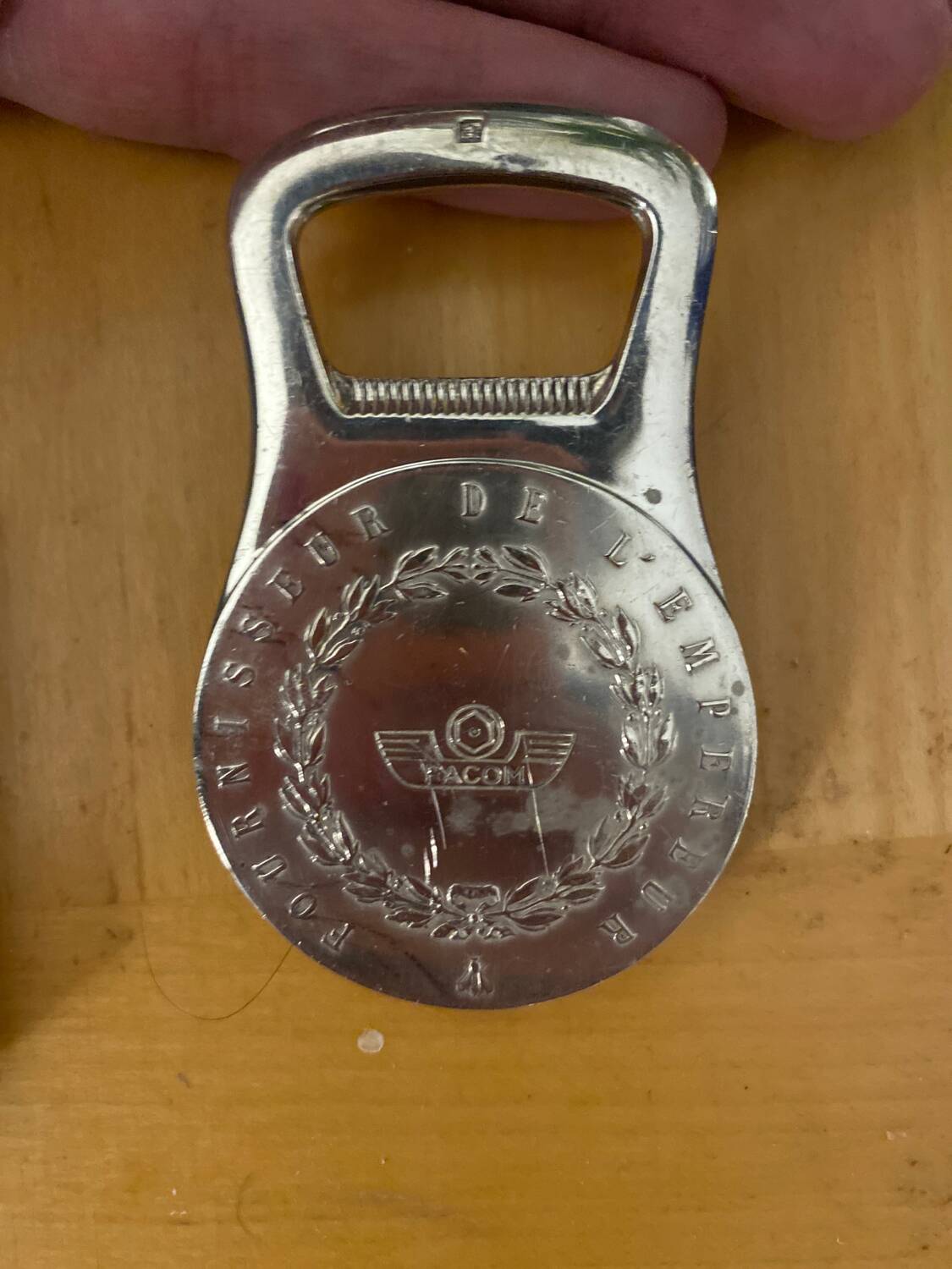 Christofle - silver bottle opener