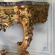 Regency console with a dragon, carved and gilded wood, Paris circa 1720