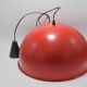 Vintage red pendant lamp
