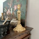 19th century Odiot bronze candlestick