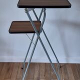 Table d'appoint de projection en formica années 70