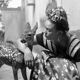 Photographie "Frida Kahlo et Granizo", Casa Azul, Mexique, 1939   /  15 x 20 cm  /  N&B