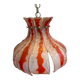 Lampe fleur vintage en verre murano pour mazzega
